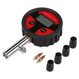 Medidor de presión Digital de neumáticos 0~200PSI Medidor de presión neumática con Pantalla LCD Lo Mejor para Coche, camión, Moto Prueba fácil y Lectura