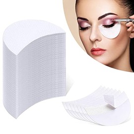 HASTHIP® 100 Pcs Almohadillas Antibrillo para Sombras de Ojos, Parche Desechable Bajo los Ojos, Protectores Autoadhesivos para Maquillaje Profesional y Extensiones de Pestañas, Sin Pelusa y