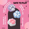 Taba Squishy Paw 4Pcs, Cat Paw Squeeze Toys, Cute Kawaii