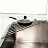 Kitchen Stainless Steel Corner Caddy Triangle Dish Drying Rack for