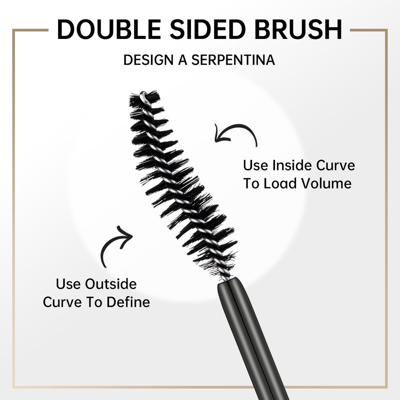 CATKIN Mascara, Mascara Waterproof Black for Length and Volume, with