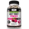 Beet Root Powder 1300mg Capsules Nitric Oxide Booster Superfood Energy