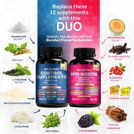 20 In1 Inositol Y 15 In 1 Cortisol Bajar El Cortisol 180cps Sin Sabor                                                                                 