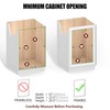 JOWBOOW Two-Tier Pull Out Cabinet Organizer (11" W x 21"