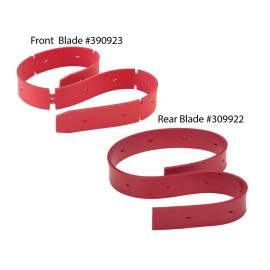 Tennant 390922, 390923 OEM LINATEX SQUEEGEE BLADE KIT TENNANT T7 RIDER SCRUBBER, 800MM