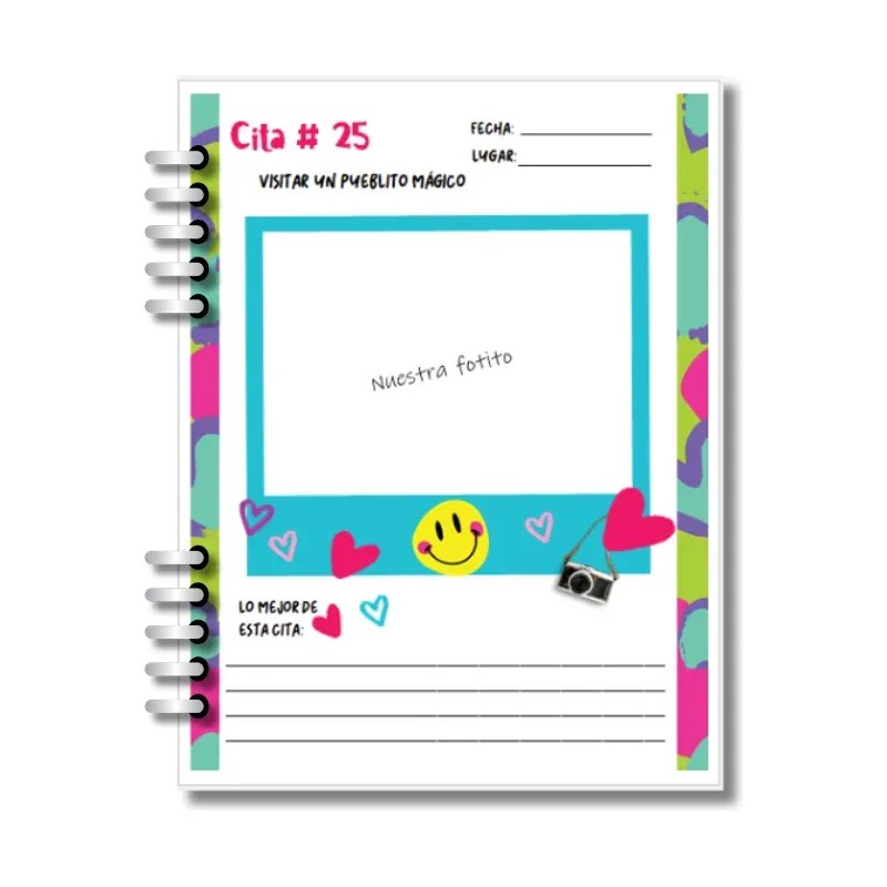 Cuaderno 100 Citas En Familia / Libro Citas / Agenda
