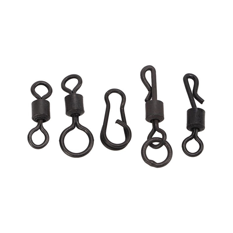 150pcs Fishing Barrel Bearing Rolling Swivels Kit Winding Resistance Stainless
