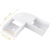 HOMMAND HOMMAND 90 grad LED profil eckverbinder 10 Stck, U Form LED Kanal Eckverbinder, 90-Grad-Eckverbinder fr U Form LED Aluminium Profil, inklusive Schrauben