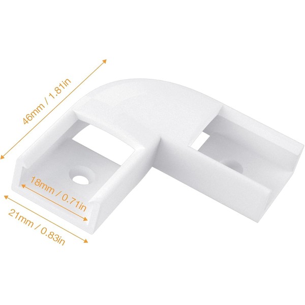 HOMMAND HOMMAND 90 grad LED profil eckverbinder 10 Stck, U