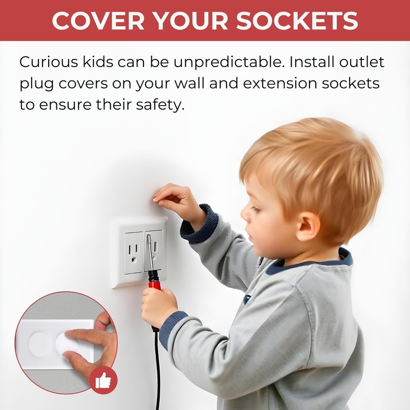 Plug Socket Covers UK for Child Proofing and Shock Prevention