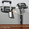 MECCANIXITY Luggage Tag, PVC Identifier Card Holder Label, Not Your