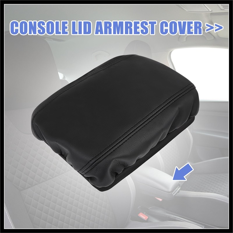 Hihaha Car Center Console Lid Armrest Seat Box Cover Protector