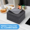 KinHwa Microfiber Dish Cloths for Washing Up Drying Towels Waffle