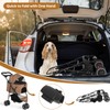 Pet Stroller,Dog Stroller for Small Medium Dogs Cats,3 Wheels,Foldable,with Breathable