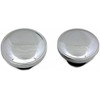 Chrome OEM Style Vented & Non-Vented Dual Gas Caps Set for 1982-1999 Harley Softail Fat Bob with Split 2-Piece Gas Tanks - SOLD AS A SET - Left and Right Hand Thread - Replaces HD# 61272-92A