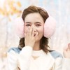LCXSHYE Winter Ear muffs Faux Fur Warm Earmuffs Cute Foldable