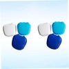 FOMIYES 6 Pcs Retainer Small Case Dentures Retainer Cleaning Case