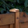 Tandefio 2 Pcs 3.5x3.5'' Solid Copper Post Caps 4x4 Fence