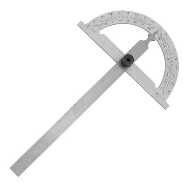 Protractor Angle Finder 80 * 120mm Protractor Carbon Steel Chrome