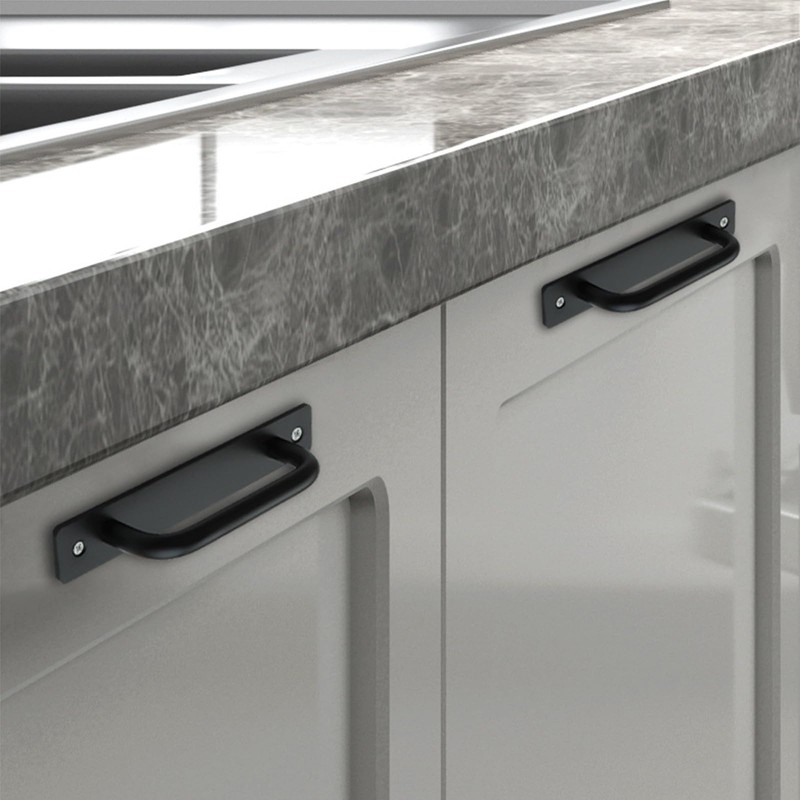 Cabinet Door Handles - 5.8 in Solid Sliding Barn Door