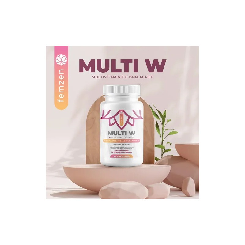 Colágeno Maca Vitaminas Para Mujer 90 Cápsulas Sin Sabor