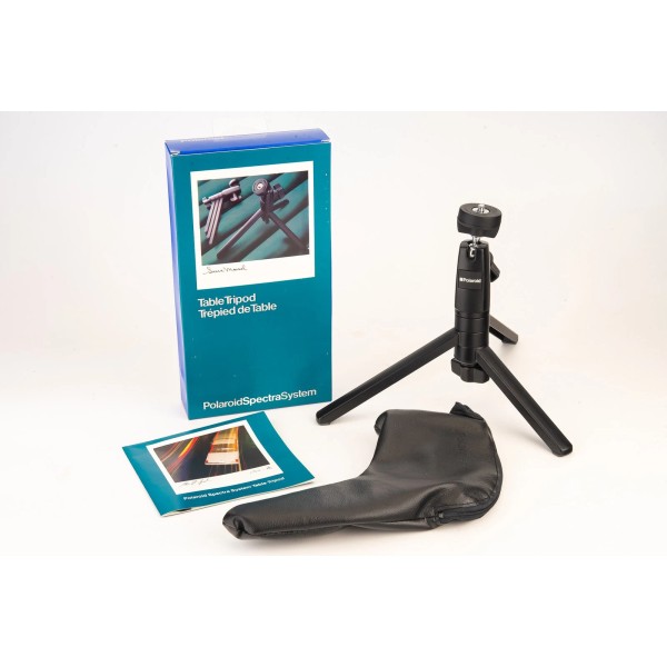 Universal NIB Polaroid 7" All-Aluminum Tripod & Case 1/4'' Stud
