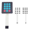 Yuuhseel 6Pcs 3x4 Keypad 12 Key Matrix Array Membrane Switch