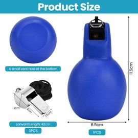 SLTAXAR Hand Whistle Sport with 3 Pieces Stainless Steel Sports Whistles Whistle Sports Loud Hand Horn Football Referee Whistle for Trainer Referee Sports Teacher Dog Trainer