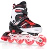 LEJIJIT Adjustable Inline Skates for Kids Girls Boys Children Beginners,