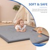 Baby Play Mat for Floor,1.3" Thick Memory foam Tummy Time