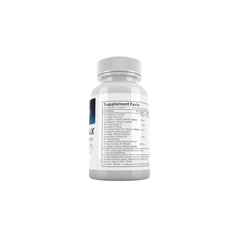 TestoNax Men's Vitality Complex 60 Capsules