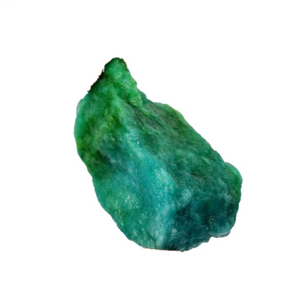 GEMHUB Natural Green Emerald Gemstone | Untreated Raw Rough Emerald 39.85 Ct. Certified | Natural Healing Crystal