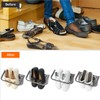 QWORK® 4 Piece Shoe Rack Wall Mounted Set, Foldable Shoes