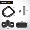 Nilight 4 PCS D Ring Tie Down Anchor 1/2" Heavy