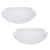 Aspen Creative 23606-02, 6" White Opal Mushroom Glass Shade For