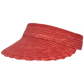 Seeberger Women's Straw Sign Velcro (One Size), darkred