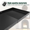 Flehomo Adjustable Fireplace Tray, Expandable Ash Pan for Ash Collection,