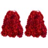 2 Pack Red Super Duper Thick Tinsel Garland 50 Ft