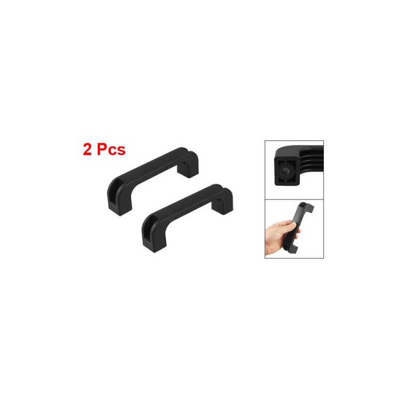 Sourcingmap 2 Pcs Cabinet Drawer D Shape Plastic Pull Handle