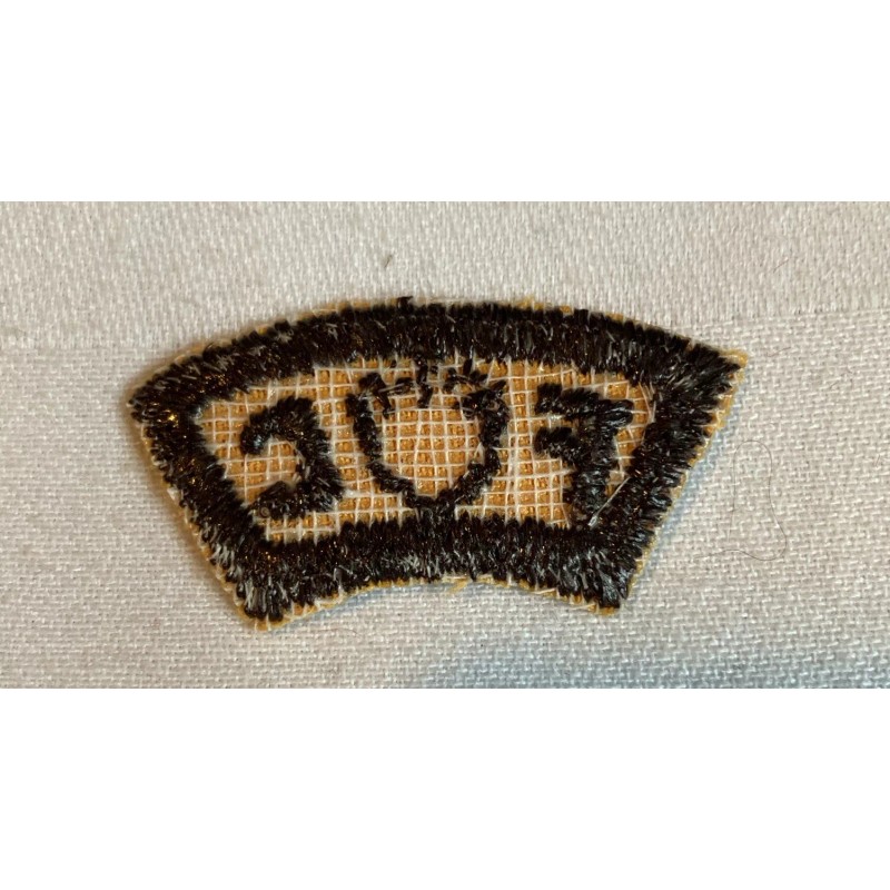 VTG F C Segment Patch Twill Orange Brown Border Rocker