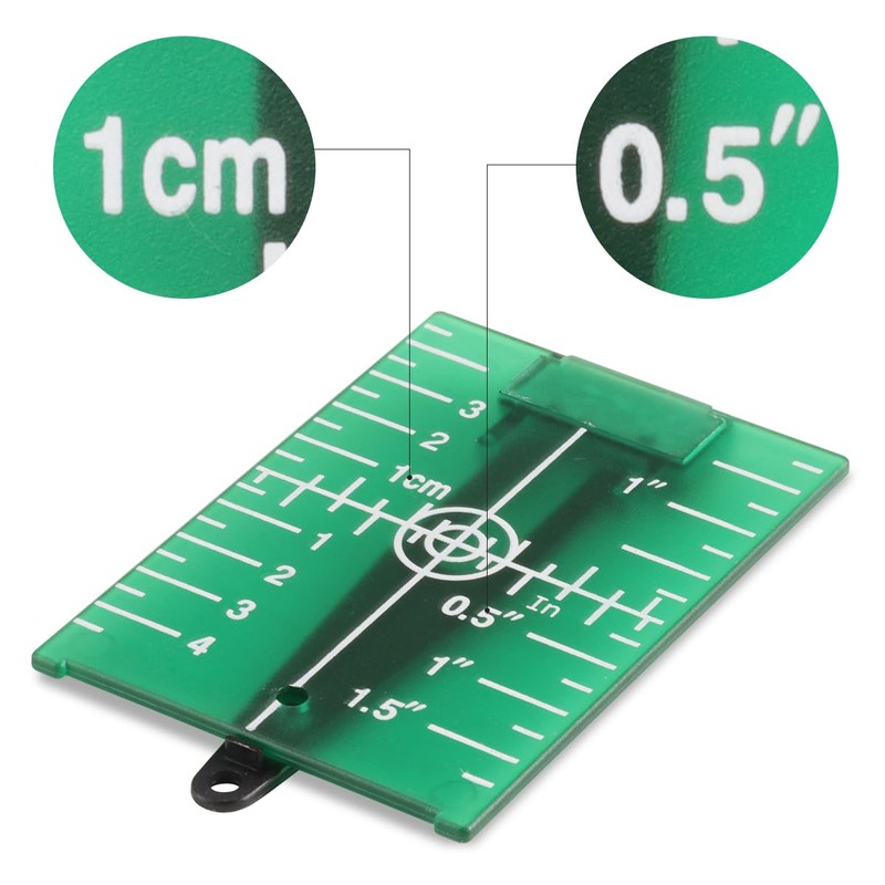 Magnetic Floor Laser Target Plate with Stand - Enhanced Visibility