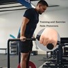 Gym Hand Grips，Ergonomic Rubber Hand Protector Gloves for Weight Lifting，Anti-Slip