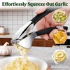 Lainballow Garlic Press & Herb Scissors Set, 6 Pcs Kitchen