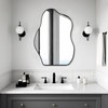 BOMINICA Irregular Wall Mirror - Asymmetrical Mirror for Bathroom, Living