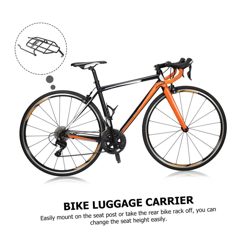 CORHAD Durable Folding Bike Carrier Rack Compact Back Stand Cargo