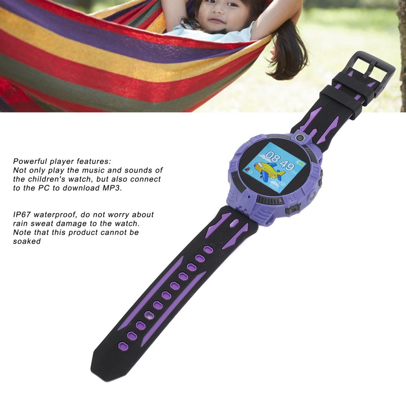 Kids Smartwatch 1.3in IP67 Waterproof Multifunctional HD Camera Kids Watch