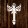 MAGJUCHE Cross Stencil 6 Inches, Reusable Cross Stencil for Painting