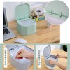 Desktop press type pop-up lid Scandinavian small rubbish bin small