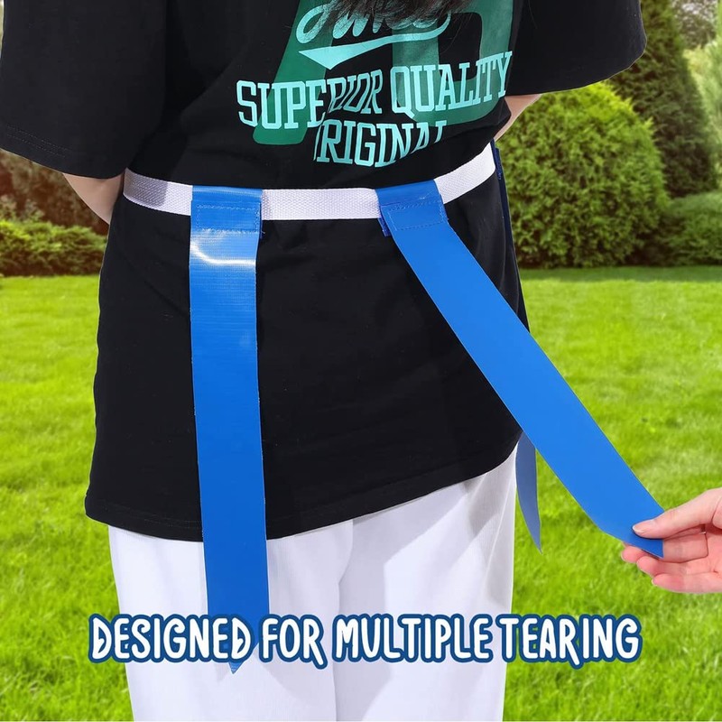 Hopbucan 12 Player Adjustable Sliding Flag Football Set, 3 Flags