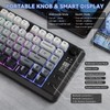 ZIYOU LANG M75 Wireless Gaming Keyboard, RGB Backlit Rechargeable 2000mAh